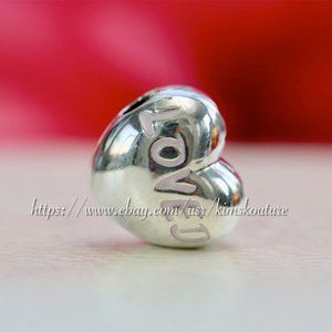 Pandora Loved Heart Clip Charm 797807EN124
